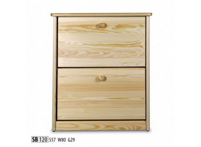 Schongeschaf 4-fach Kommode Massivholz Miwwelen Schongkipper Regal