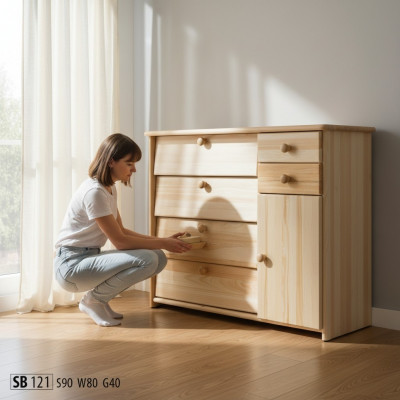 Schoutruh aus richtegem Holz handgemaachte Schoukipper Schoutruh aus Schiefen.