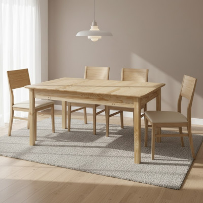 Iessdësch Dësch Holz Iessdëscher Dëscher Massiv Miwwelen Vollholz Echtzholz Massiv Nei