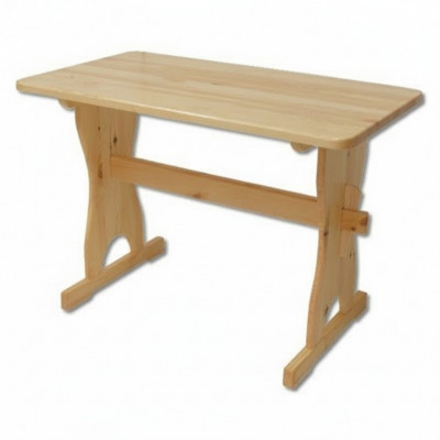 Iessdësch Holz Dëscher Wunn-Iesszëmmer Dësch 120x60 Massivholz Iessdëscher Echt Holz