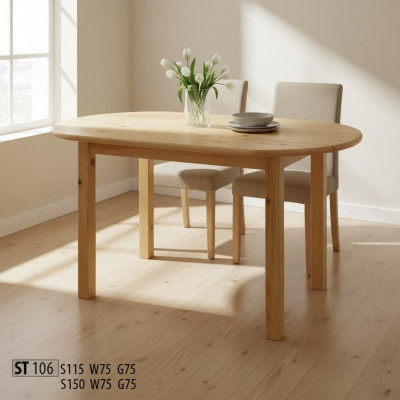 Iessdësch Holz Dëscher Wunn-Iesszëmmer Dësch 150x75 Massivholz Iessdëscher Echt Holz