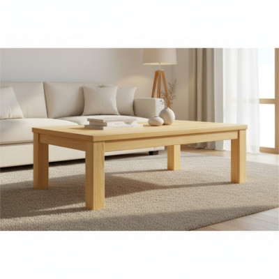 Couchtisch Holzdësch Massivholz Couchtischen Dëschplack Säitendësch Dësch 120x60