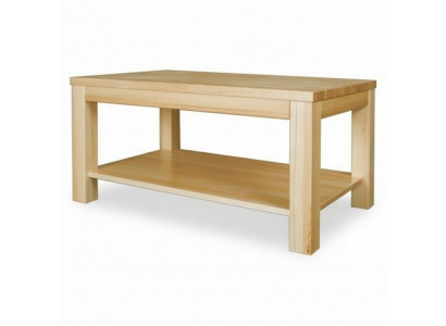 Holzdësch Salondëscher aus Holz massiiv Wunnzëmmer Miwwelen 120x70cm Dëscher massiiv.