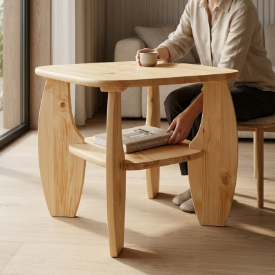 Couchtisch Holztisch Massivholz Beistelltisch Dësch Nei Couchtischen Dëschplack