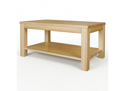 Holz Dësch Couchtischen aus Holz massive Wunnzëmmer Miwwelen 120x70cm massiv Dëscher