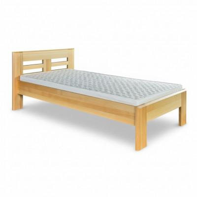 Holz-Bett Echt Holz Bett Better Schlofzëmmer Hotel 100x200 Stil Massiv Miwwelen