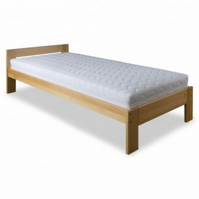 Eenzelbett handgemaachent Holzbett Kannerbett Massivholzbett Massivholz Better Neit