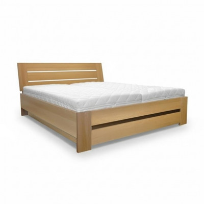 Holzbett Eechte Holz Bett Betten Schlofkummer Hotel Landhaus Stil Massiv Miwwelen