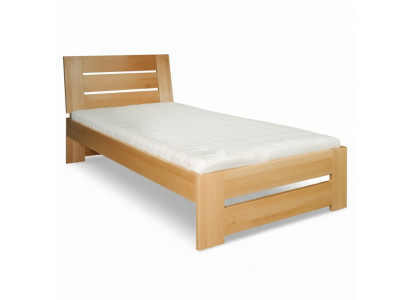 Holzbettréchtes Holz Bett Better Hotel 100x200 Stil Massiv Miwwelen Schlofzëmmer