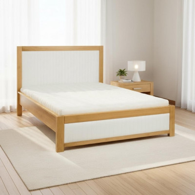 Massivholz Better Holzbett Duebelbett Polsterbett handgemaach Massivholz Bett Nei