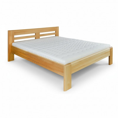Bett Holzbett Echt Holz Betten Hotel 180x200 Stil Massiv Miwwelen Schlofzëmmer