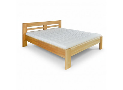 Bett Holzbett Echt Holz Betten Hotel 180x200 Stil Massiv Miwwelen Schlofzëmmer