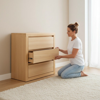 Massiv Kommoud Sideboard Miwwelen Kommouden Echt Holz Schief Neie Schaf
