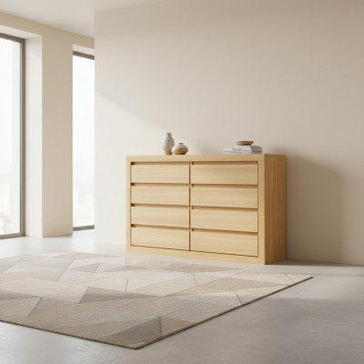 Kommod Säit closet Closet-Regal Handgemaacht Massivholz Schief Holz Nei