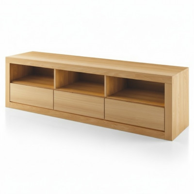 Sideboard TV Lowboard RTV Schaf Wunnzëmmer Handaarbecht Massivholz Schaf Holz