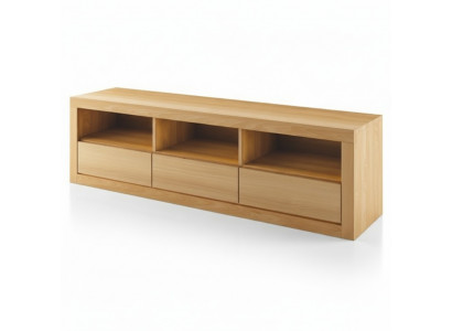 Sideboard TV Lowboard RTV Schaf Wunnzëmmer Handaarbecht Massivholz Schaf Holz