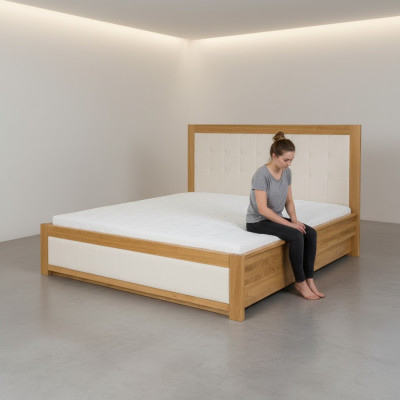 Bett Massivholz Duebel Koppel Better Bich Schlofzëmmer Miwwelen Holz Neit 180x200cm