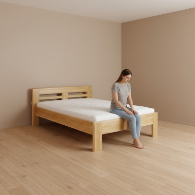 Holzbett Echte Holz Bett Better Schlofkummer Hotel 180x200 Stil Massiv Miwwelen