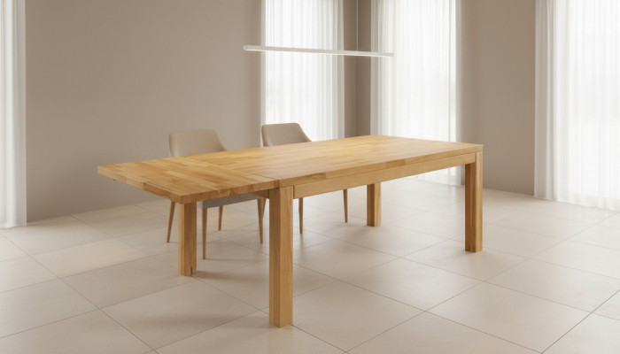 Iessdësch Massiv Dësch Eechte Holz Dëscher Eech Iesszëmmer Massiv 180x90cm Made EU
