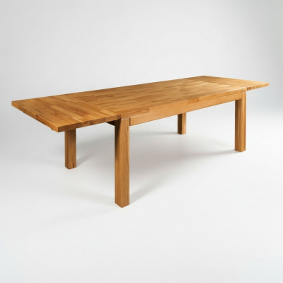 Iessdësch ausklappbaren Dësch Holzdësch handgemaachte Massivholz Nei 180x200cm