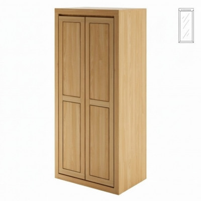 Kleederaschaf Schlofzëmmer Holz Schaf Eechte Handaarbecht Vollholz Schaf Holz