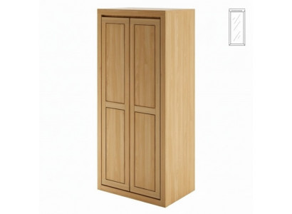 Kleederaschaf Schlofzëmmer Holz Schaf Eechte Handaarbecht Vollholz Schaf Holz