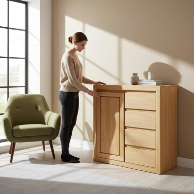 Kommodedesign Lowboard Kommoden Sideboard Anrichte Schaf Echt Holz Nei
