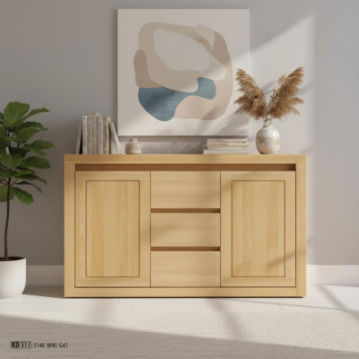 Commode Anrichte Massivholz Schaf Schief Echt Holz Eech 140x90cm Kommoden