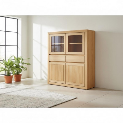 Handgemaachte Kommod Anriicht Holz Kommod aus echte Holz Regal Wunnzëmmer