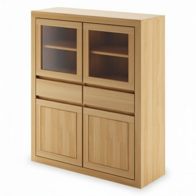 Handgemaachte Kommod Anriicht Holz Kommod aus echte Holz Regal Wunnzëmmer