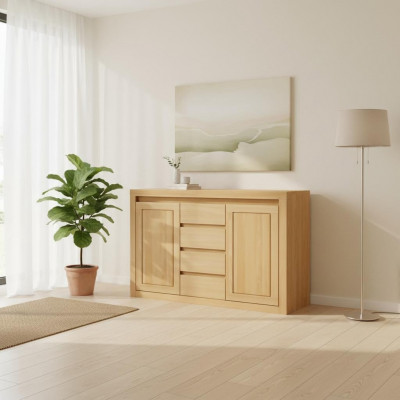 Anrichte Kommode massivt Holz Schief Eech Holz Eech 140x90cm Kommoden Schief