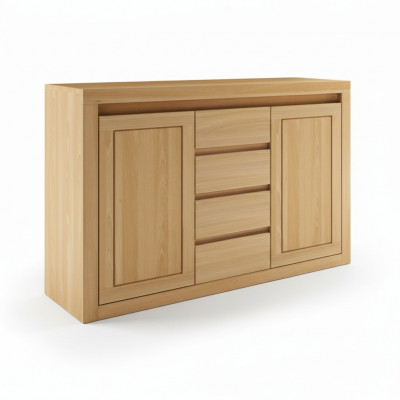 Anrichte Kommode massivt Holz Schief Eech Holz Eech 140x90cm Kommoden Schief
