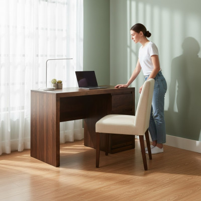 Dësch Schreifdësch Bürodesk Aarbechtsdësch Holz Eech Dëscher Massivholz Echt Holz