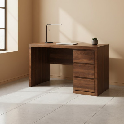 Dësch Schreifdësch Bürodesk Aarbechtsdësch Holz Eech Dëscher Massivholz Echt Holz