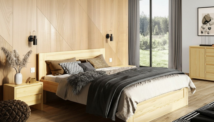 Kommode Schief Sideboard Schëffer Vollholz Holz Miwwelen Kommoden Schiefen Nei