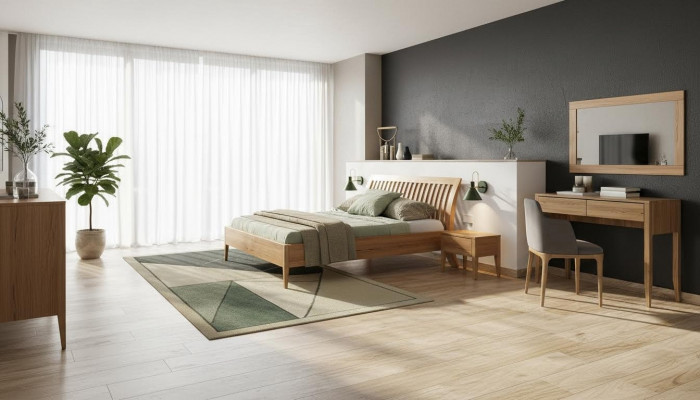Schlofkummer Holzbett Echt Holz Better Hotel 180x200 Stil Massiv Miwwelen
