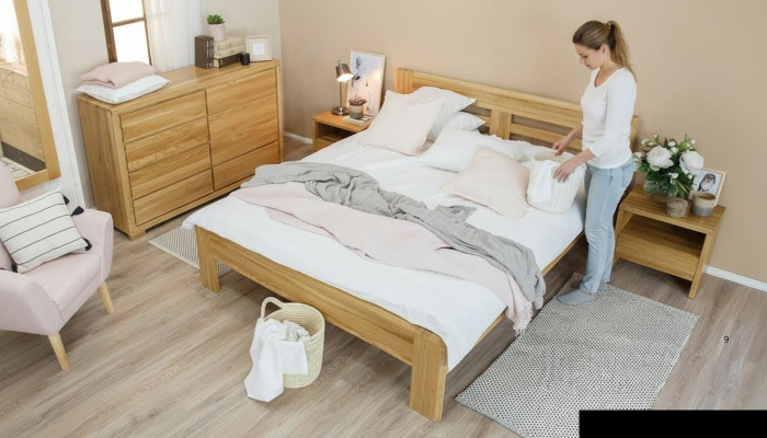 Massivholz Bett 180x200 Duebelbett Buch massiv Echt Holzbett Vollholzbett Nei