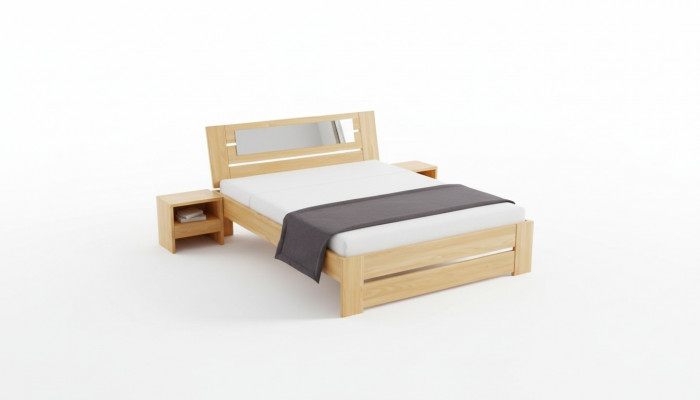 Holzbetter Eechte Holz Better Schlofkummer Hotel 180x200 Stil Massiv Miwwelen
