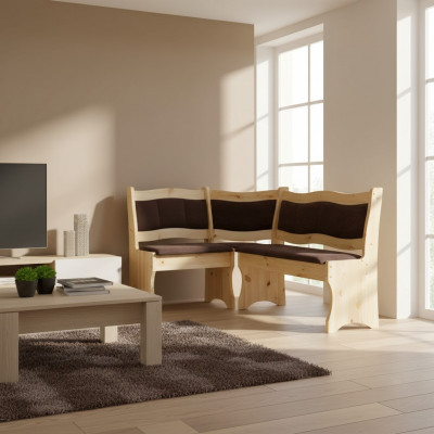 Eckbank Massivholz Kiefer Massivholz Iesszëmmer Landhaus Handaarbecht Eckbänken Neiwäert.