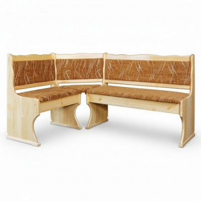 Eckbänk Massiv Holzbänk Kichen Iessberäich Ecksëtz Massivholz Holz Miwwele Nei