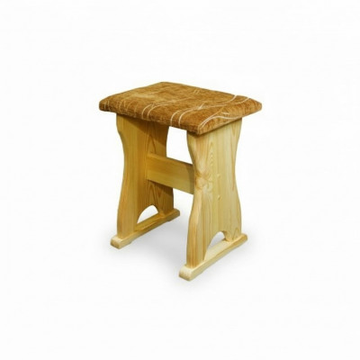 Hocker Holzhocker Schemel Holzschemel Massiv Kiefer NEI Handaarbecht Sëtzbank Nei