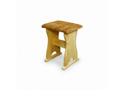 Hocker Holzhocker Schemel Holzschemel Massiv Kiefer NEI Handaarbecht Sëtzbank Nei