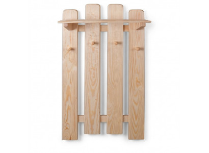 Massivholz Garderobepaneel Kiefer massiv Wandhänggarderobe Flur Holz Nei