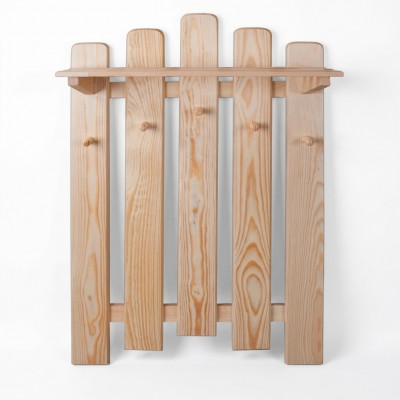 Garderobes-Wandschaf mat 5 Haken, Wandpaneel Korridor-Garderobe, Garderobenpaneel