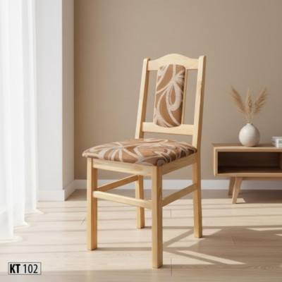 Iesszëmmerstull Kichenstull Polsterstull Wunnzëmmerstull Holzstull Holz Kiefer
