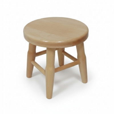 Hocker Holzhocker Schemel Holzschemel Massiv Kiefer Handaarbecht Miwwel Stull Nei