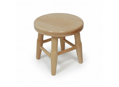 Hocker Holzhocker Schemel Holzschemel Massiv Kiefer Handaarbecht Miwwel Stull Nei