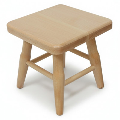 Hocker Holzhocker Schemel Massiv Buche Stull Sëtz-Hocker Echt Holz Massiv Nei