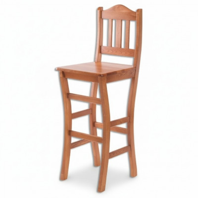 Barhocker Barstuhl Barmöbel Sëtzocker Holzhocker Massivholz Dréierocker