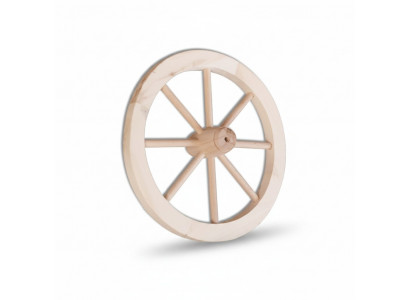 Dekorad Holzrad Ø 30 cm Speichenrad Wagerrad Gartendeko Geschäiftsdeko Vollholz